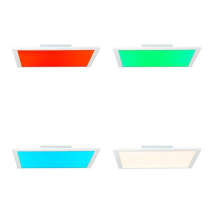 Brilliant - LED RGBW Dimmable ceiling light ABIE LED/24W/230V 2700-6500K + remote control
