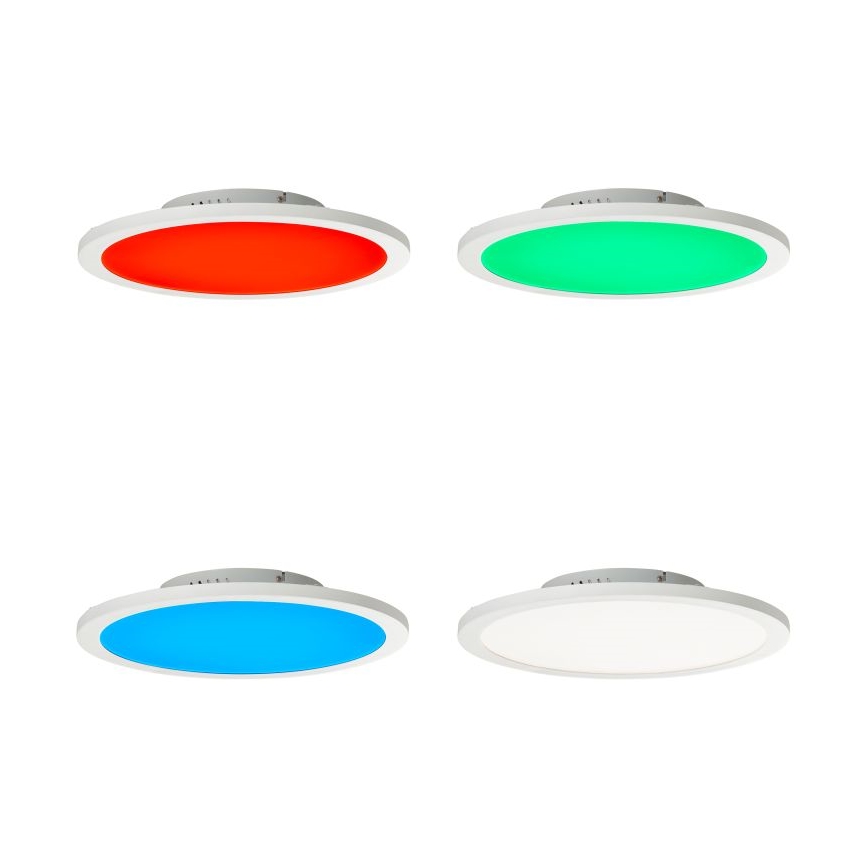 Brilliant - LED RGBW Dimmable ceiling light ABIE LED/24W/230V 2700-6500K + remote control