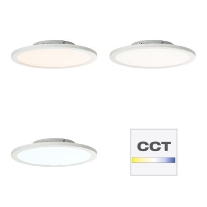 Brilliant - LED RGBW Dimmable ceiling light ABIE LED/24W/230V 2700-6500K + remote control