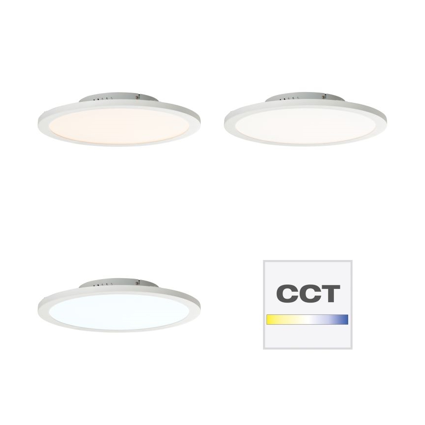 Brilliant - LED RGBW Dimmable ceiling light ABIE LED/24W/230V 2700-6500K + remote control