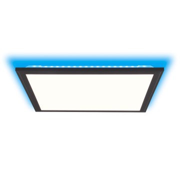 Brilliant - LED RGBW Dimmable ceiling light ALLIE LED/24W/230V 2700-6500K black + remote control