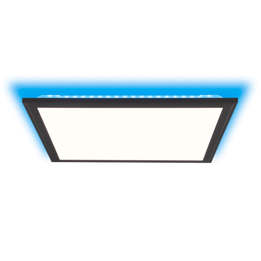 Brilliant - LED RGBW Dimmable ceiling light ALLIE LED/24W/230V 2700-6500K black + remote control