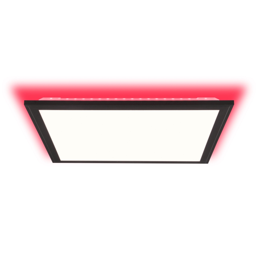 Brilliant - LED RGBW Dimmable ceiling light ALLIE LED/24W/230V 2700-6500K black + remote control