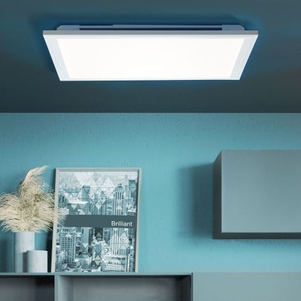 Brilliant - LED RGBW Dimmable ceiling light ALLIE LED/24W/230V 2700-6500K + remote control