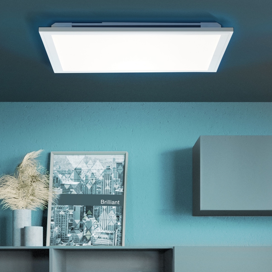 Brilliant - LED RGBW Dimmable ceiling light ALLIE LED/24W/230V 2700-6500K + remote control