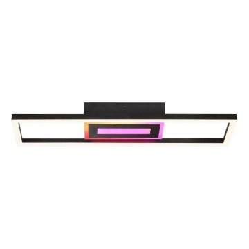 Brilliant - LED RGBW Dimmable ceiling light BESSON LED/20W/230V 3000-6500K black + remote control