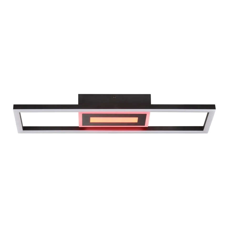 Brilliant - LED RGBW Dimmable ceiling light BESSON LED/20W/230V 3000-6500K black + remote control