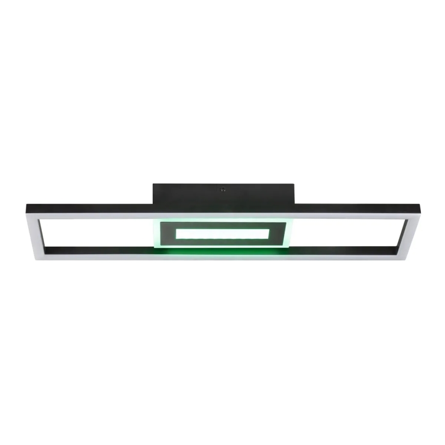 Brilliant - LED RGBW Dimmable ceiling light BESSON LED/20W/230V 3000-6500K black + remote control