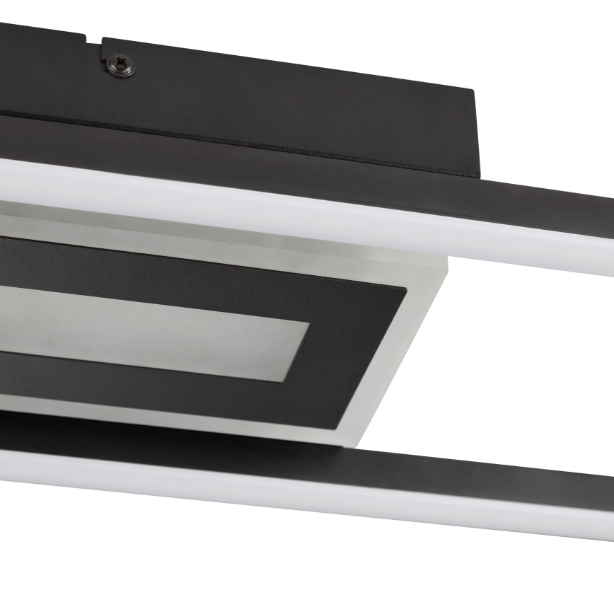 Brilliant - LED RGBW Dimmable ceiling light BESSON LED/20W/230V 3000-6500K black + remote control