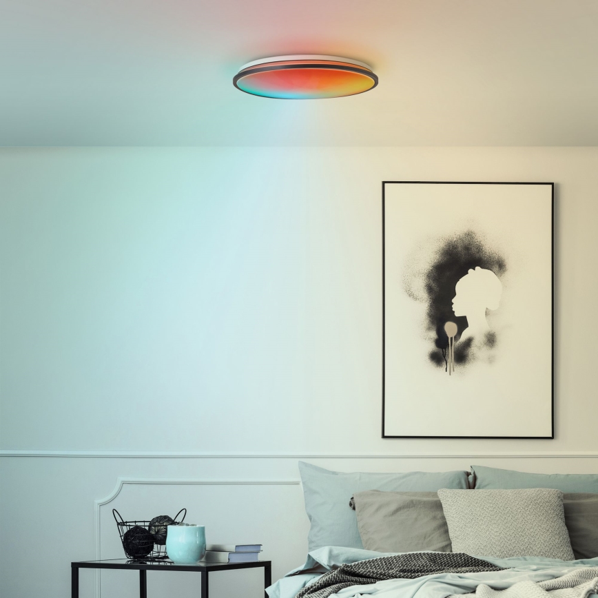 Brilliant - LED RGBW Dimmable ceiling light HEIDA LED/30W/230V 3000-6500K + remote control