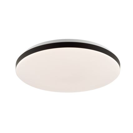 Brilliant - LED RGBW Dimmable ceiling light LIVIO LED/20W/230V 3000-6500K d. 49 cm black + remote control