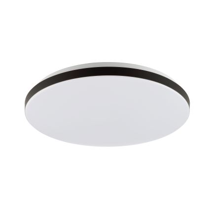 Brilliant - LED RGBW Dimmable ceiling light LIVIO LED/20W/230V 3000-6500K d. 49 cm black + remote control