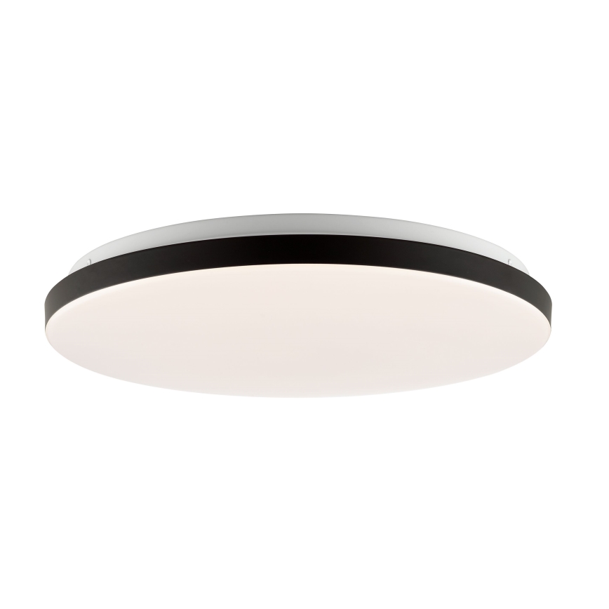 Brilliant - LED RGBW Dimmable ceiling light LIVIO LED/20W/230V 3000-6500K d. 49 cm black + remote control
