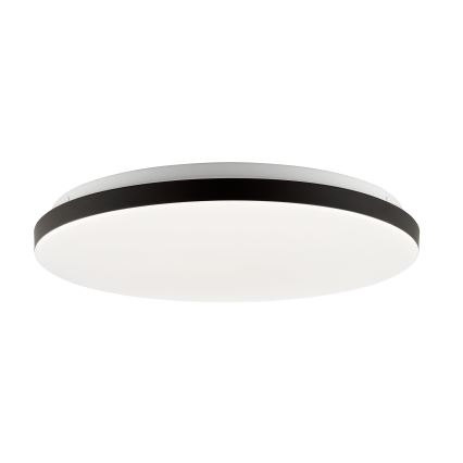 Brilliant - LED RGBW Dimmable ceiling light LIVIO LED/20W/230V 3000-6500K d. 49 cm black + remote control