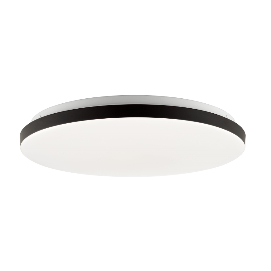 Brilliant - LED RGBW Dimmable ceiling light LIVIO LED/20W/230V 3000-6500K d. 49 cm black + remote control