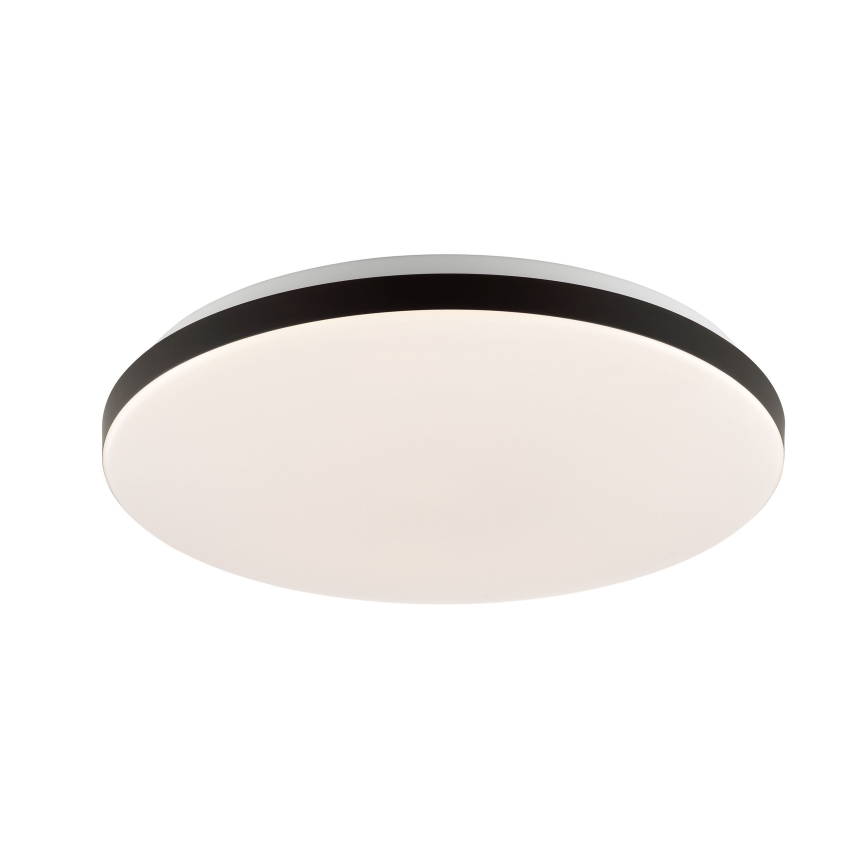Brilliant – LIVIO LED RGBW Dimmable Ceiling Light LED/20W/230V 3000–6500K Ø 38.5 cm Black + Remote Control