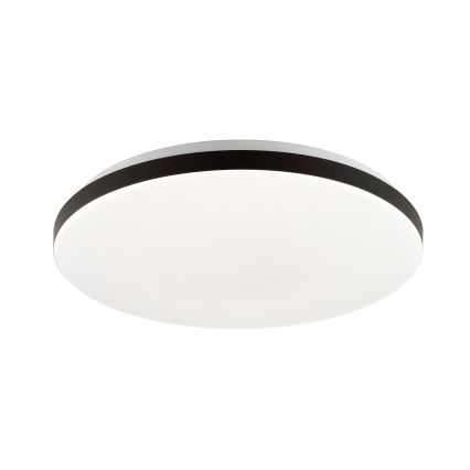 Brilliant – LIVIO LED RGBW Dimmable Ceiling Light LED/20W/230V 3000–6500K Ø 38.5 cm Black + Remote Control