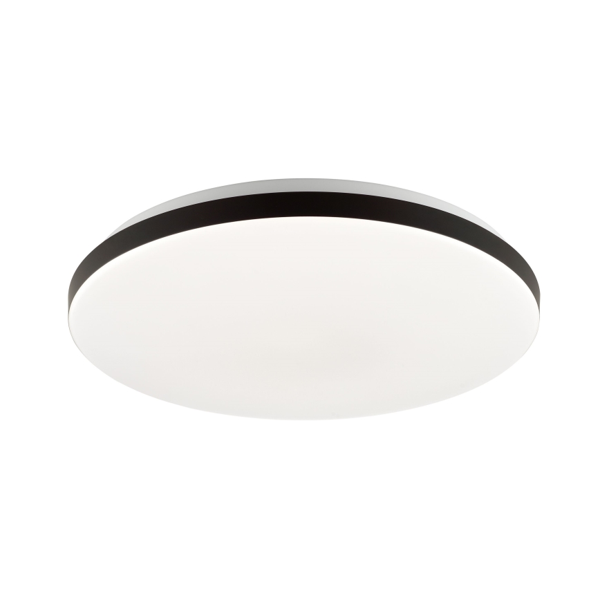 Brilliant – LIVIO LED RGBW Dimmable Ceiling Light LED/20W/230V 3000–6500K Ø 38.5 cm Black + Remote Control