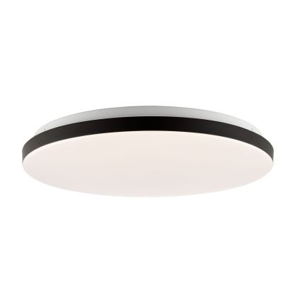 Brilliant – LIVIO LED RGBW Dimmable Ceiling Light LED/20W/230V 3000–6500K Ø 38.5 cm Black + Remote Control