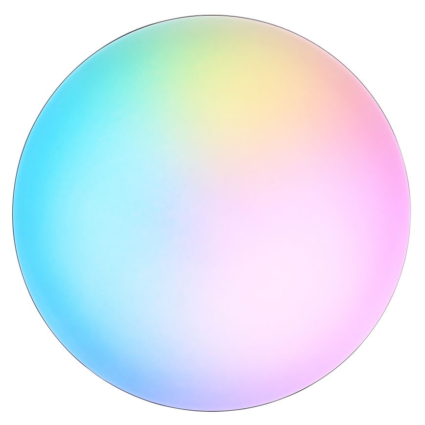 Brilliant – LIVIO LED RGBW Dimmable Ceiling Light LED/20W/230V 3000–6500K Ø 38.5 cm Black + Remote Control