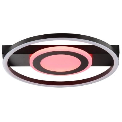 Brilliant - MAUREEN Dimmable LED RGBW Ceiling Light LED/20W/230V 3000-6500K Black + Remote Control