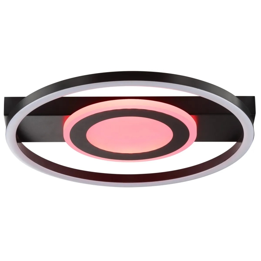 Brilliant - MAUREEN Dimmable LED RGBW Ceiling Light LED/20W/230V 3000-6500K Black + Remote Control