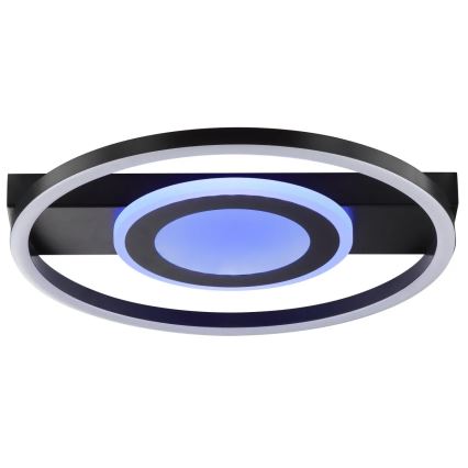 Brilliant - MAUREEN Dimmable LED RGBW Ceiling Light LED/20W/230V 3000-6500K Black + Remote Control