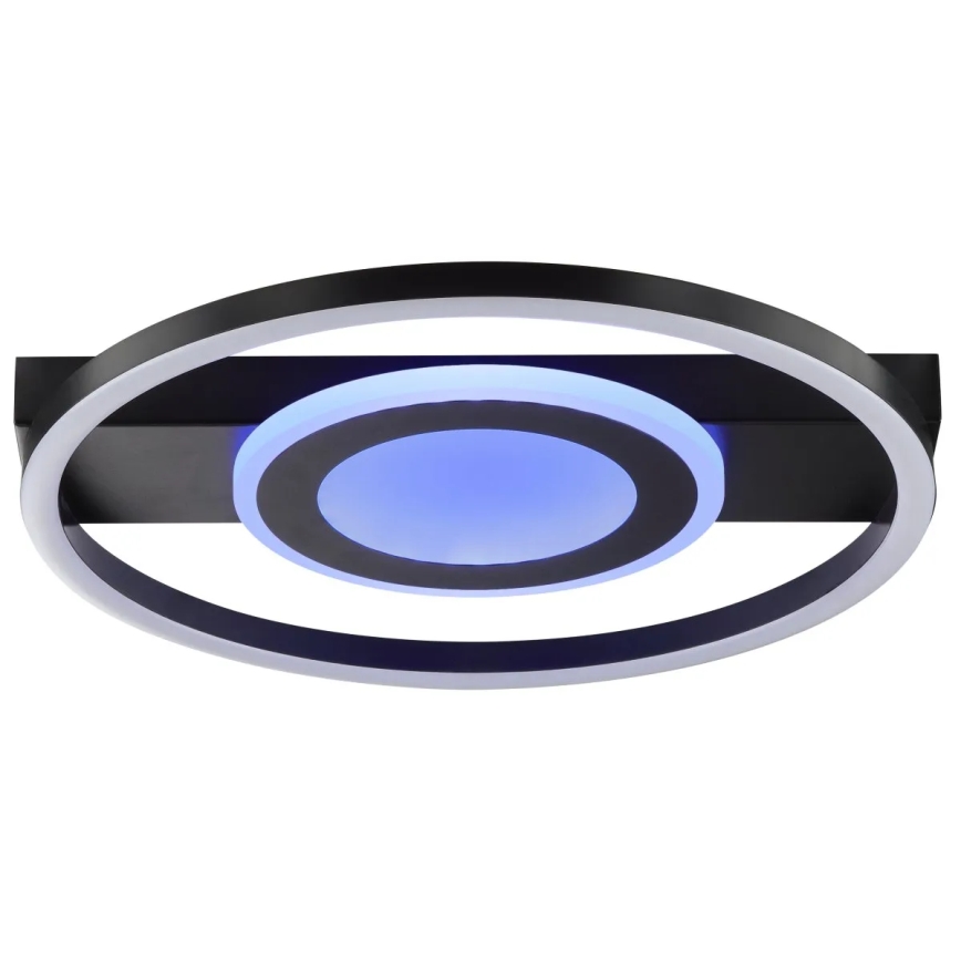 Brilliant - MAUREEN Dimmable LED RGBW Ceiling Light LED/20W/230V 3000-6500K Black + Remote Control