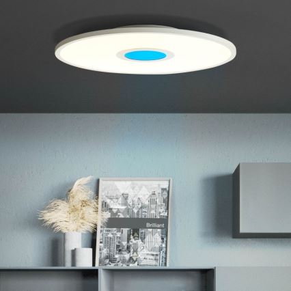 Brilliant - LED RGBW Dimmable ceiling light ODELLA LED/24W/230V 2700-6500K + remote control