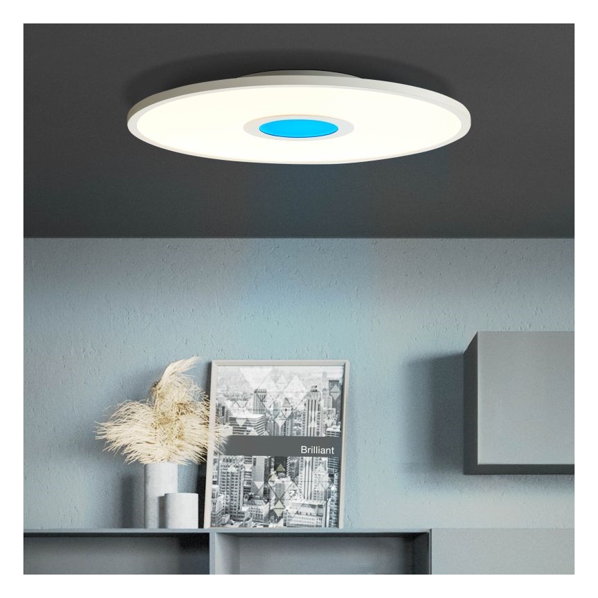 Brilliant - LED RGBW Dimmable ceiling light ODELLA LED/24W/230V 2700-6500K + remote control