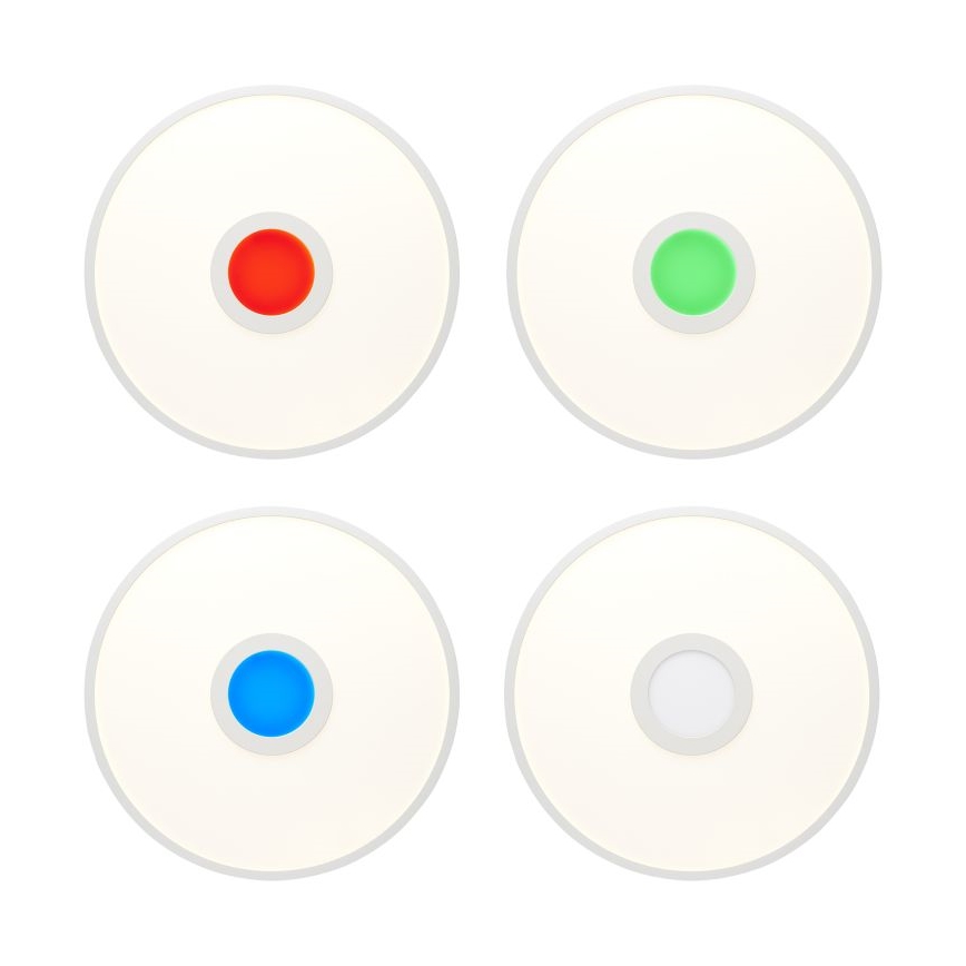 Brilliant - LED RGBW Dimmable ceiling light ODELLA LED/24W/230V 2700-6500K + remote control
