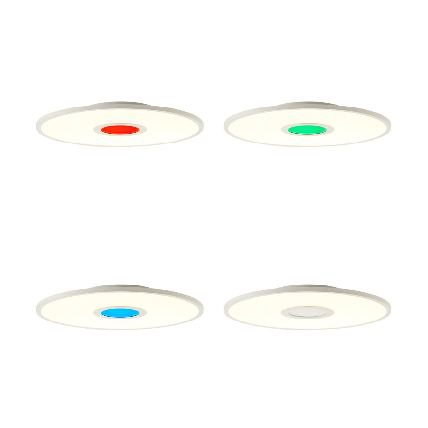 Brilliant - LED RGBW Dimmable ceiling light ODELLA LED/24W/230V 2700-6500K + remote control