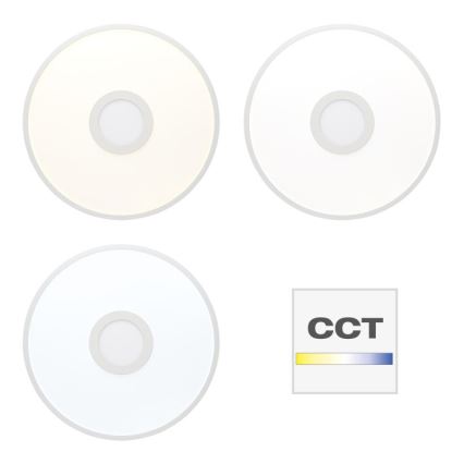 Brilliant - LED RGBW Dimmable ceiling light ODELLA LED/24W/230V 2700-6500K + remote control