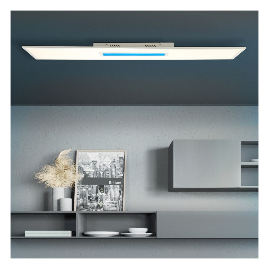 Brilliant - LED RGBW Dimmable ceiling light ODELLA LED/37W/230V 2700-6500K + remote control