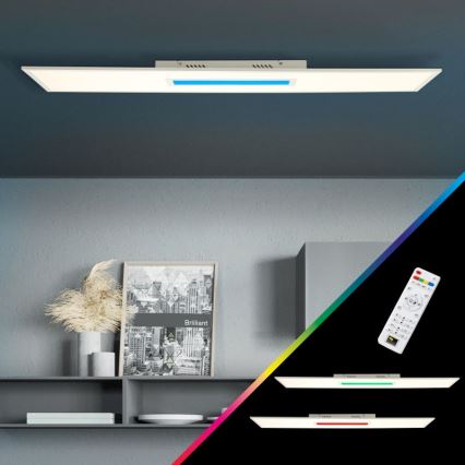 Brilliant - LED RGBW Dimmable ceiling light ODELLA LED/37W/230V 2700-6500K + remote control
