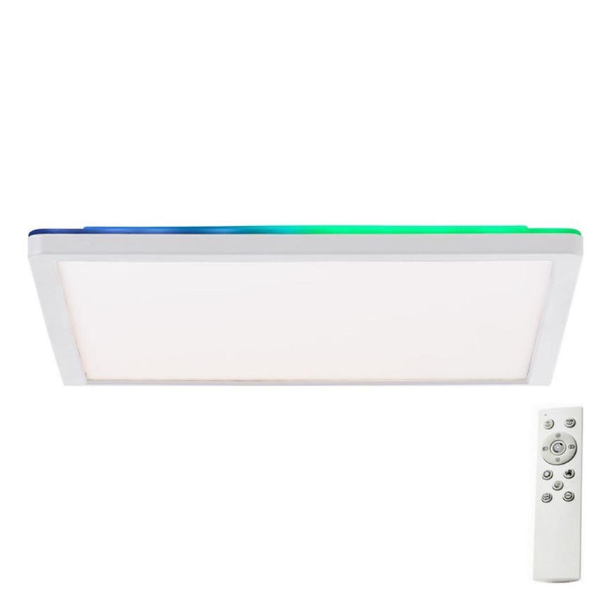 Brilliant - LED RGBW Dimmable ceiling light SALTERY LED/20W/230V 3000-6500K + remote control
