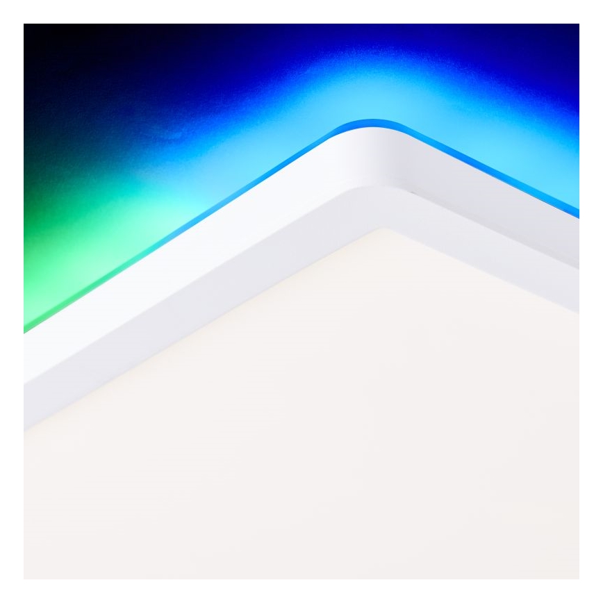 Brilliant - LED RGBW Dimmable ceiling light SALTERY LED/20W/230V 3000-6500K + remote control