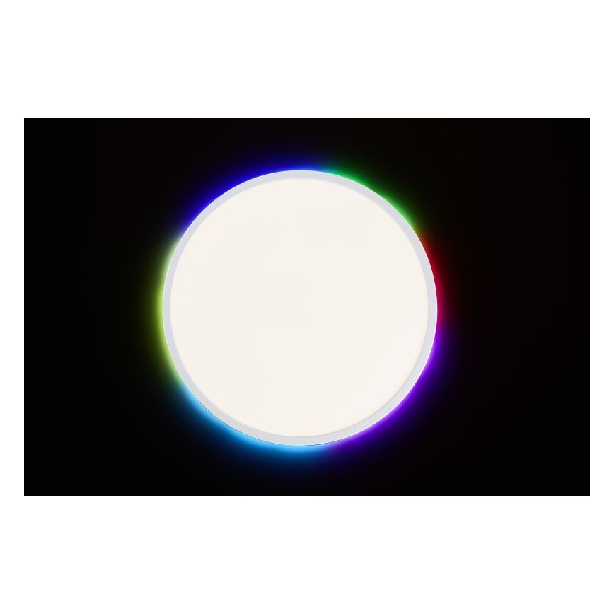 Brilliant - LED RGBW Dimmable ceiling light SALTERY LED/22W/230V 3000-6500K + remote control