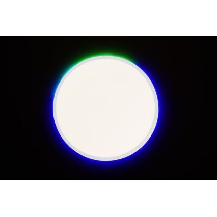 Brilliant - LED RGBW Dimmable ceiling light SALTERY LED/22W/230V 3000-6500K + remote control