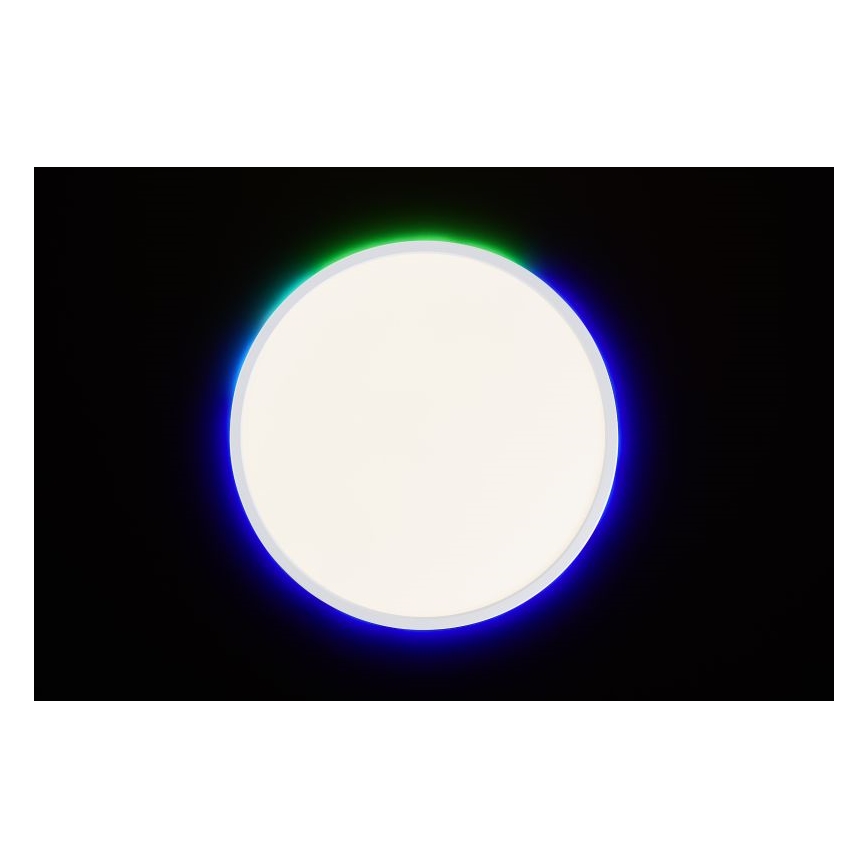 Brilliant - LED RGBW Dimmable ceiling light SALTERY LED/22W/230V 3000-6500K + remote control