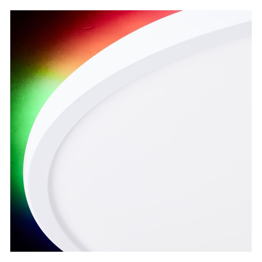 Brilliant - LED RGBW Dimmable ceiling light SALTERY LED/22W/230V 3000-6500K + remote control