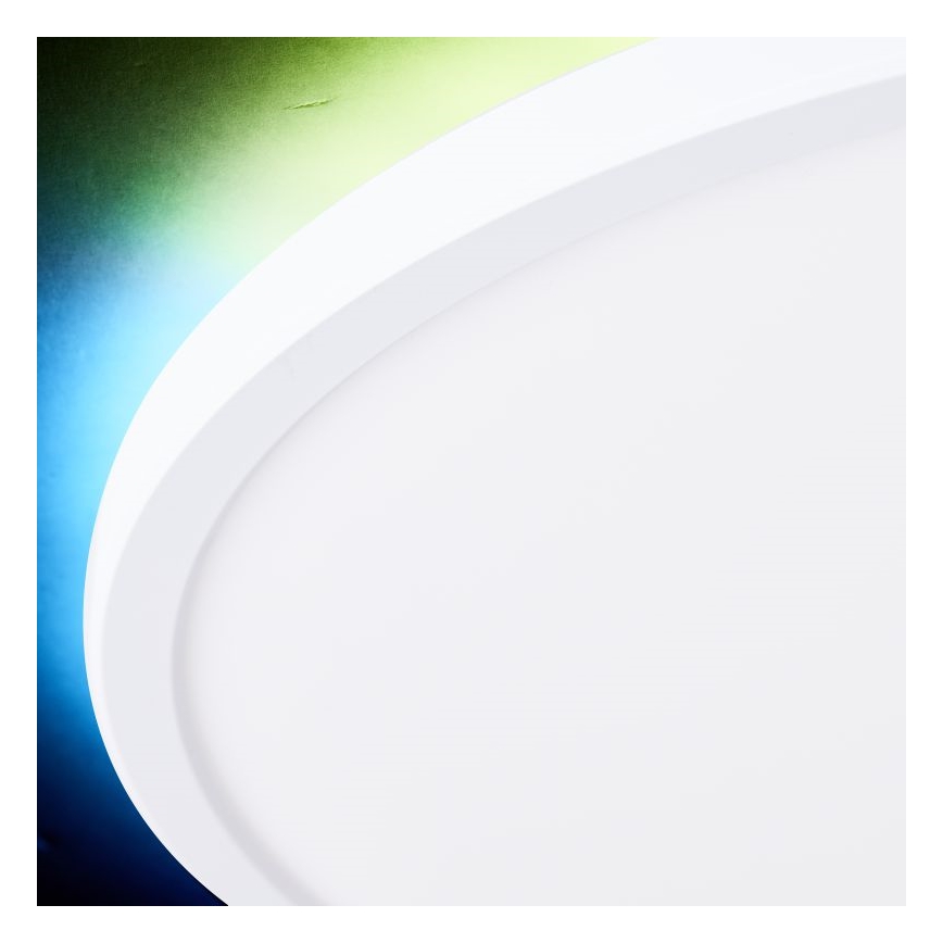 Brilliant - LED RGBW Dimmable ceiling light SALTERY LED/22W/230V 3000-6500K + remote control