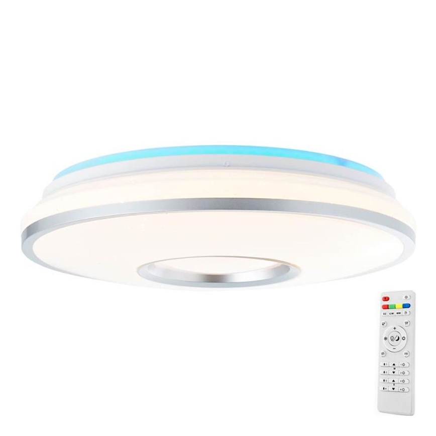 Brilliant - LED RGBW Dimmable ceiling light VISITATION LED/24W/230V 3000-6500K + remote control