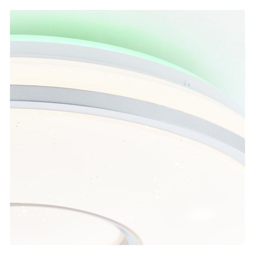 Brilliant - LED RGBW Dimmable ceiling light VISITATION LED/24W/230V 3000-6500K + remote control