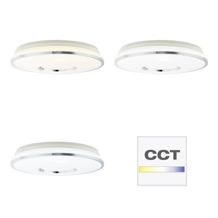 Brilliant - LED RGBW Dimmable ceiling light VISITATION LED/32W/230V 3000-6500K + remote control