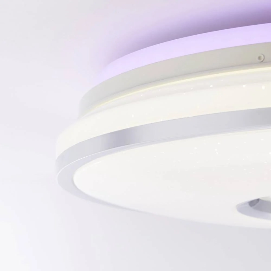 Brilliant - LED RGBW Dimmable ceiling light VISITATION LED/32W/230V 3000-6500K + remote control