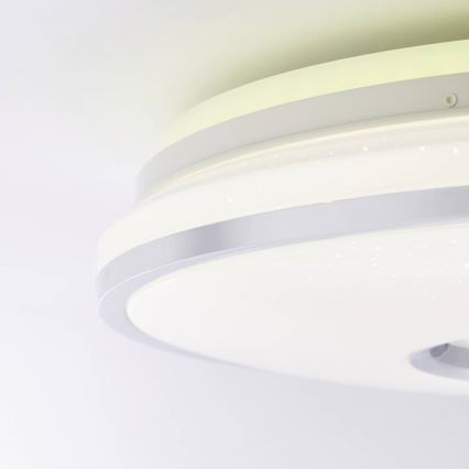 Brilliant - LED RGBW Dimmable ceiling light VISITATION LED/32W/230V 3000-6500K + remote control