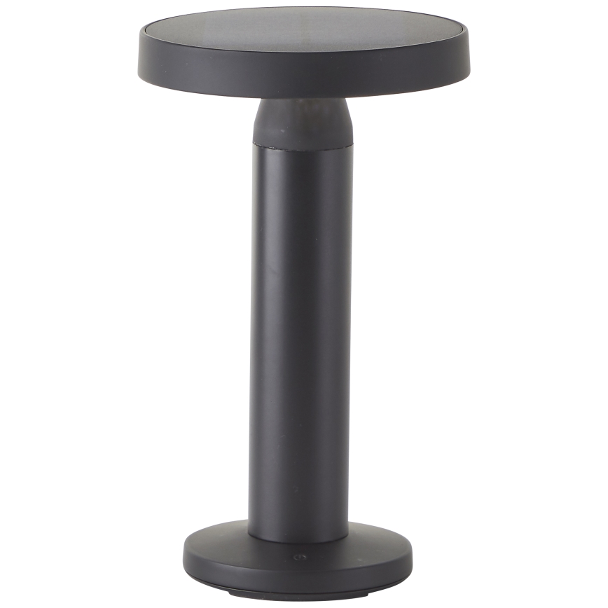 Brilliant - LED Solar dimmable touch lamp MAGUA LED/2W/3,7V IP44 black
