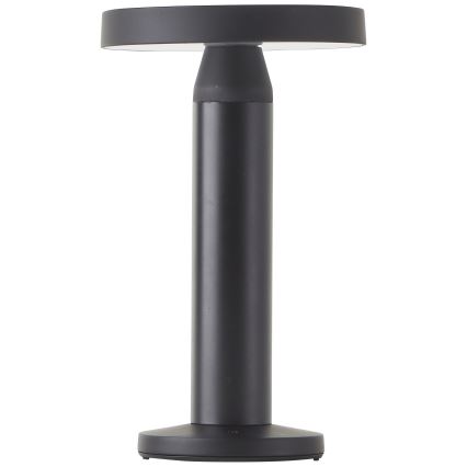 Brilliant - LED Solar dimmable touch lamp MAGUA LED/2W/3,7V IP44 black