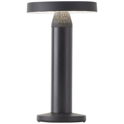 Brilliant - LED Solar dimmable touch lamp MAGUA LED/2W/3,7V IP44 black